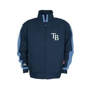  Tampa Bay Rays ThermaBase Track Jacket   Navy XX Large 