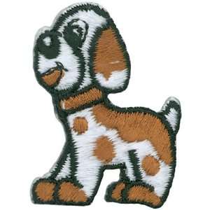  Iron On Appliques Brown & White Dog Arts, Crafts 
