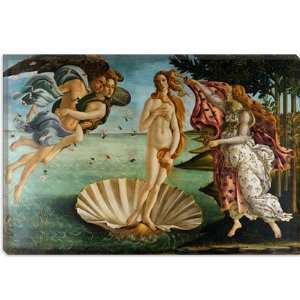  The Birth of Venus by Botticelli Sandro Canvas Painting 