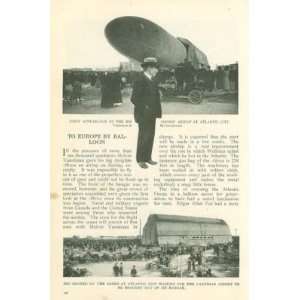    1912 Melvin Vanniman Dirigible Balloon Akron 