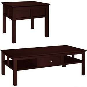 Furnitech Coordinates Asian Series Coffee / Cocktail & End Table Set 