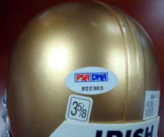 Joe Montana Autographed Signed Notre Dame Mini Helmet PSA/DNA #P22303 