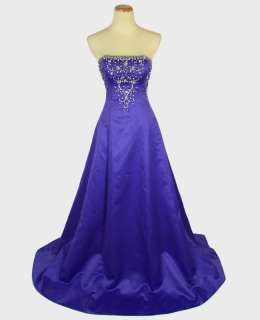 MORGAN & CO Imperial Blue $150 Prom Pageant Formal Gown NWT   Size 9 