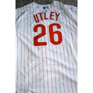  Chase Utley Signed Jersey   Autographed MLB Jerseys 