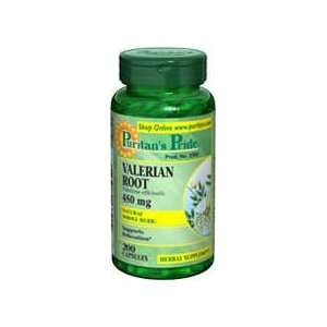  Valerian Root 450 mg 450 mg 200 Capsules Health 