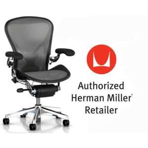  Herman Miller Aeron Office Chair   Posture Fit, Aluminum 