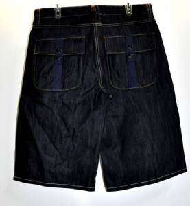 Coogi C69 Mens Black Jean Shorts Sz 34  