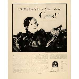 1934 Ad Quaker State Motor Oil Marion Clayton Blossom   Original Print 