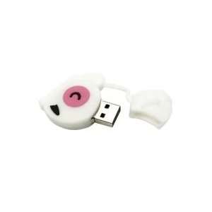  8GB Color Mouse Shaped Cartoon USB Flash Drive White 