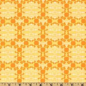  44 Wide Morning Tides Water Yellow Fabric By The Yard 