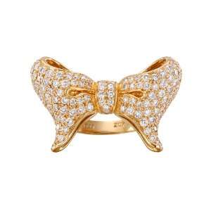  Paul Morelli PavÃ© Diamond Bow Knot Ring: Jewelry