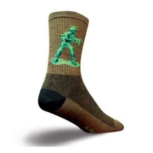  SockGuy Crew 6in Toy Soldier Cycling/Running Socks Sports 