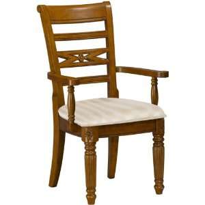 Montague Arm Chair Beige Satin Str Oak:  Home & Kitchen