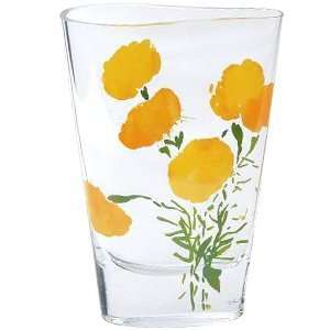  Marigold Twist Glass Vase Patio, Lawn & Garden