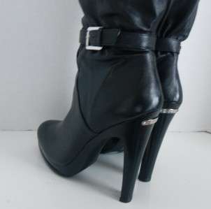 NEW Michael Kors Veronica Leather Black Boots sizes 5.5 , 6 , 7.5 , 11 