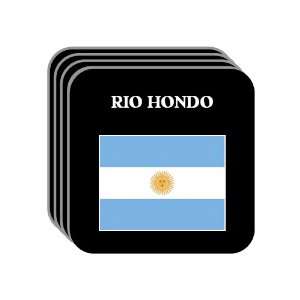  Argentina   RIO HONDO Set of 4 Mini Mousepad Coasters 