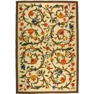  Chelsea Collection Hand Hooked Floral Wool Area Rug 8.90 x 