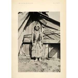  1904 Heliogravure Yurok Girl Hoopa Valley Hupa Indian 