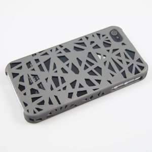  Gray Prism Hard Plastic Case for Iphone 4 & 4s Cell 