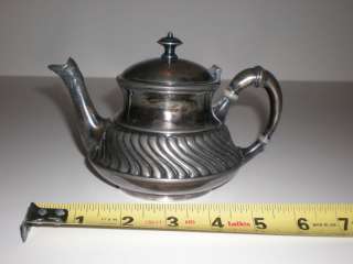 Rogers Smith & Co. Teapot Quad Silverplate Meriden CT  