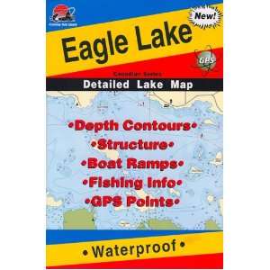  Fishing Hot Spots Map of Eagle Lake