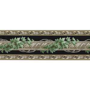 com Decorate By Color BC1580459 Black Architectural Ivy Border