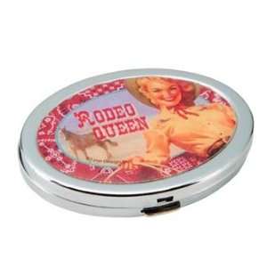  RODEO QUEEN cowgirl COMPACT purse make up MIRROR Beauty