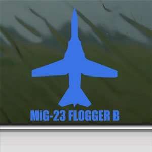 MiG 23 FLOGGER B Blue Decal Military Soldier Car Blue 