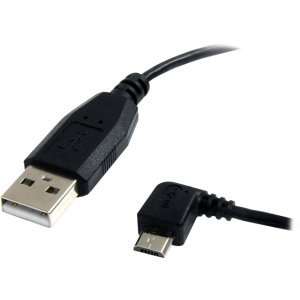  MICROB USB CABLE USB. Type A USB   Micro Type B USB   3ft   Black