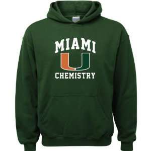  Miami Hurricanes Forest Green Youth Chemistry Arch Hooded 