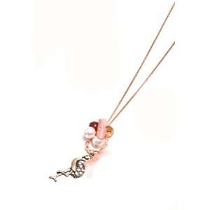  Charm & Rock Mette Gold Flamingo Necklace: CHARM & ROCK 