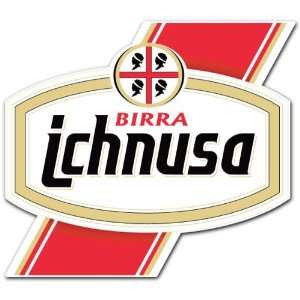  Ichnusa Italian Beer Label Car Bumper Sticker Decal 4.5x4 