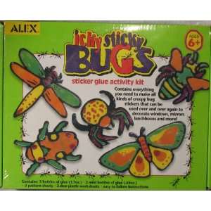  Icky Sticky Bugs (Sticker Glue Activity Kit) Toys & Games