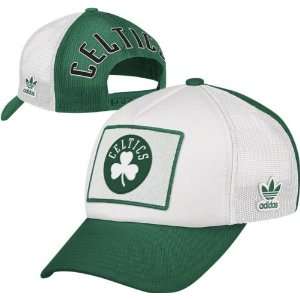   Boston Celtics Foam and Mesh Trucker Snapback Hat: Sports & Outdoors