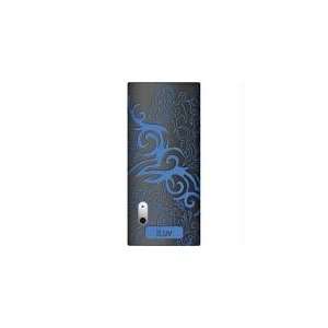  Black/Blue Tatz Silicone Case With Flame Pattern: MP3 