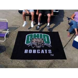  Ohio U Bobcats 5X6ft Indoor/Outdoor Tailgate Area Rug/Mat 