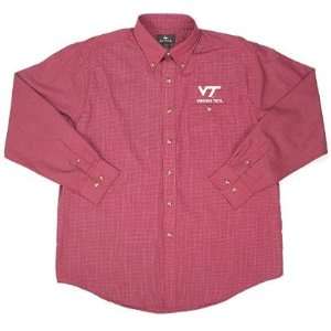  Virginia Tech Matrix Button Down Shirt (Check Pattern 