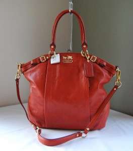 398 Coach 18641 Madison Leather Lindsey Persimmon  