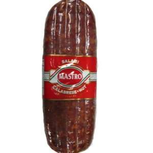Mastro Calabrese Hot Large Flat 6 Lbs  Grocery & Gourmet 