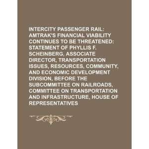  Intercity passenger rail Amtraks financial viability 