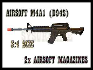 D94S M16 M4 AR 15 M16A4 AEG Airsoft Rifle Gun 3/4 Size  