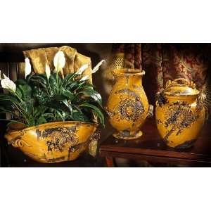  Intrada Italy Majolica Medici Honey Vase: Home & Kitchen