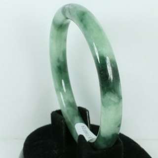   57mm Princess Green Bangle Bracelet 100% Grade A Natural Jade Jadeite