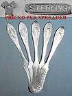 LUNT STERLING BUTTER SPREADERS ~ MOUNT VERNON ~ NO MONO
