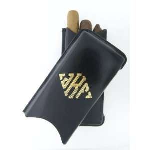   Amenity Soft Leather Cigar Case   Free Imprinting: Home & Kitchen