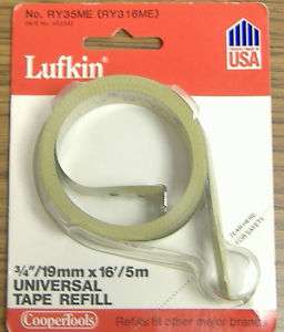 LUFKIN #RY35ME 3/4(19mm) x 16(5m) Tape Measure Refill  