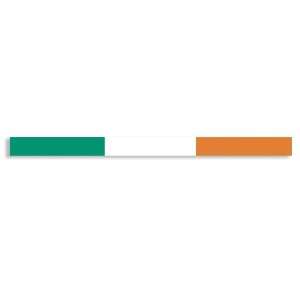  Ireland Flag Colors Bumper STRIPE Sticker: Everything Else
