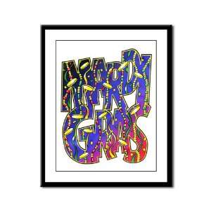  Framed Panel Print Mardi Gras Fat Tuesday Celebration with 