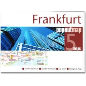  Frankfurt, Germany PopOut Map