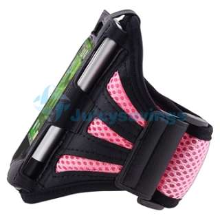 Sport Gym Armband Arm Strap Case+Headset Mic For Apple iPod Touch 4th 